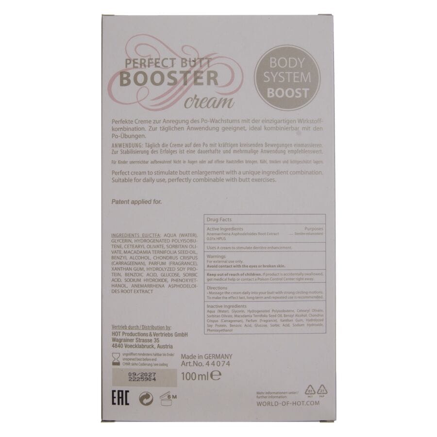 Intimpflege HOT XXL PBooster Pflegecreme 100 ml.5