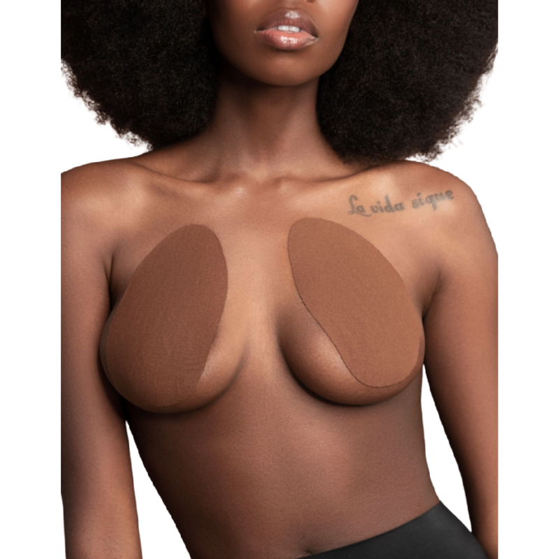 Bye-Bra - Brustverstrker + 3 Paare Satin Baun Cup D/F