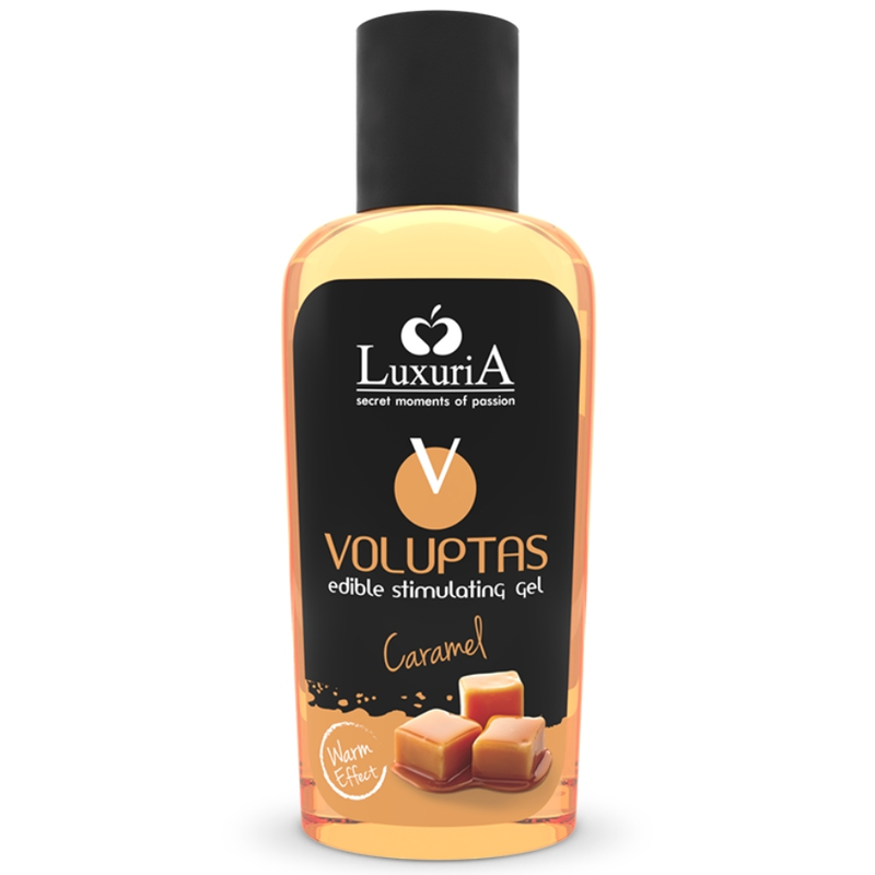 Intimateline Luxuria - Voluptas Essbares Massagegel mit Wrmendem Effekt - Karamell 100 ml