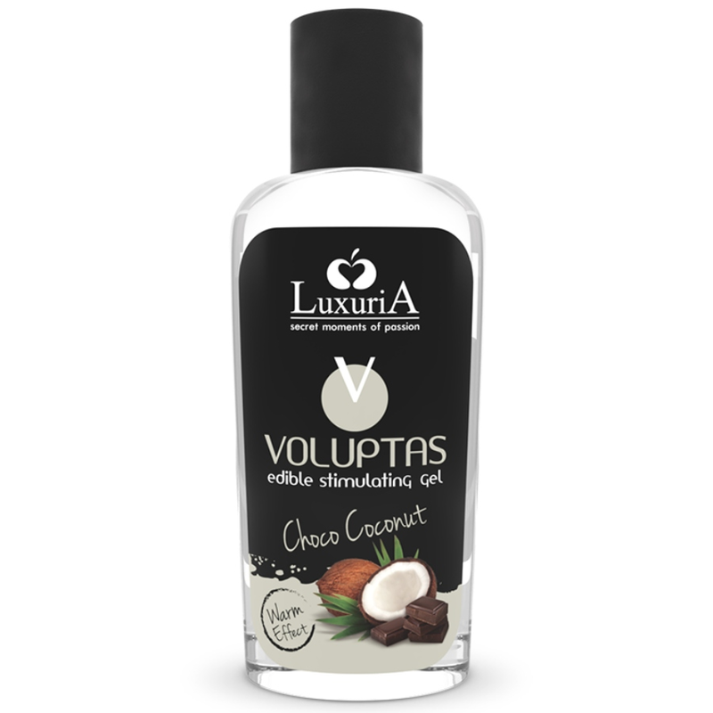 Intimateline Luxuria - Voluptas Essbares Massagegel mit Wrmendem Effekt - Kokosnuss und Creme 100 ml