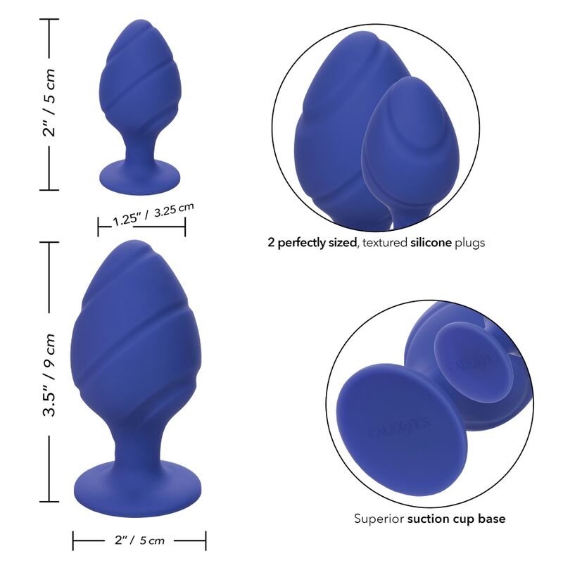Calexotics - Cheeky Buttplug Lila
