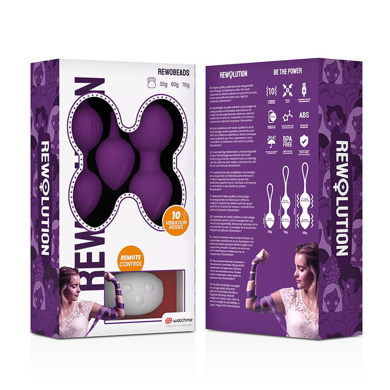 Rewolution - Rewobeads Vibrierblle Fernbedienung mit Watchme-Technologie