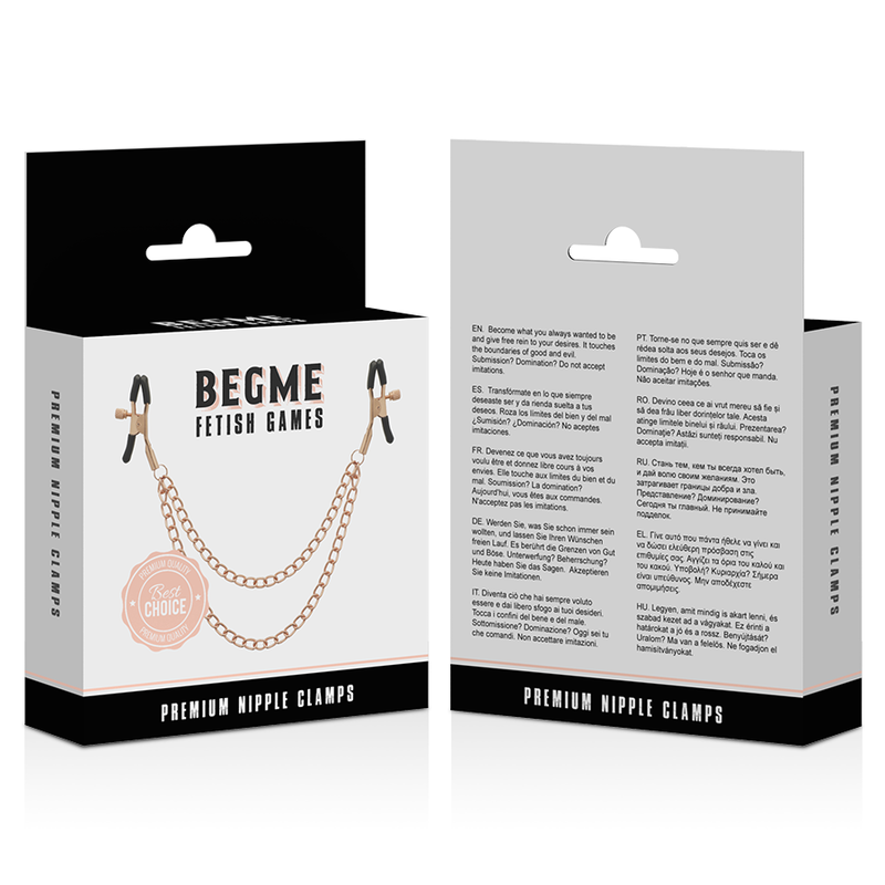 Begme - Black Edition Premium Nippelklemmen der Black Edition