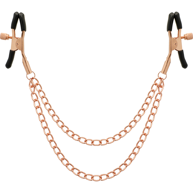 Coquette Chic Desire - Fantasy-Nippelclips aus Metall mit Kette