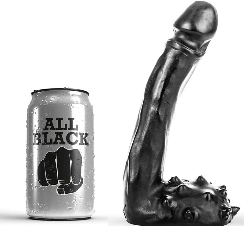 All Black - Realistischer Dildo 19 cm