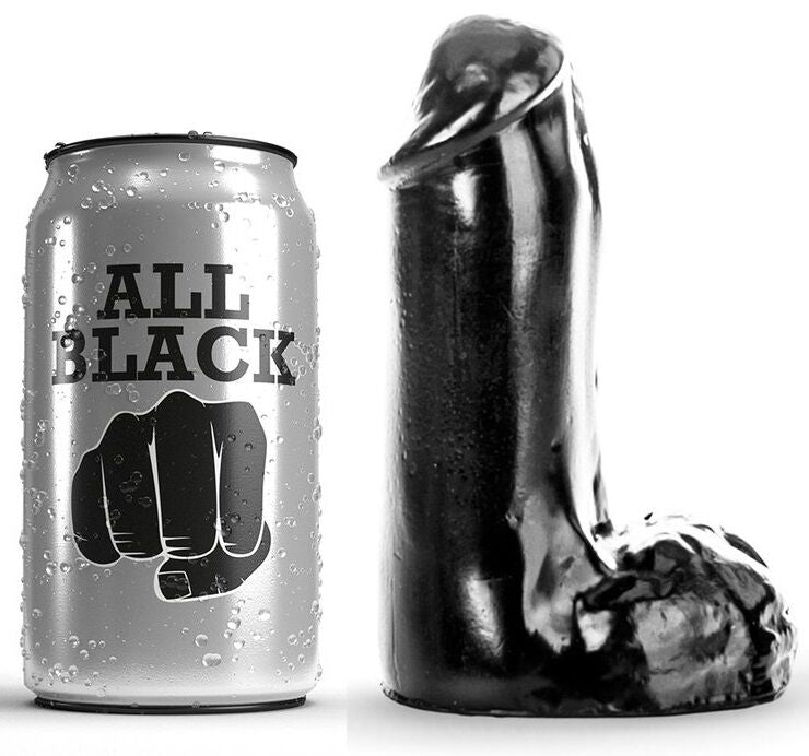 All Black - Realistischer Dildo 13 cm