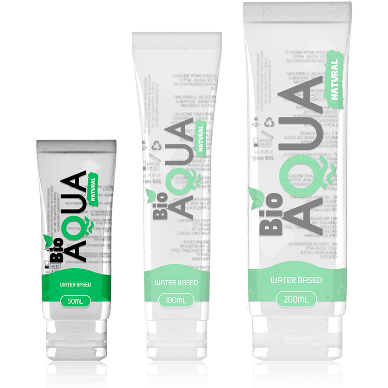 Bioaqua - Gleitmittel Natürliche Zutaten auf Wasserbasis 50 ml