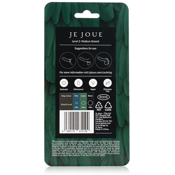 Je Joue - Grüner Silikonring - Mittlere Choke