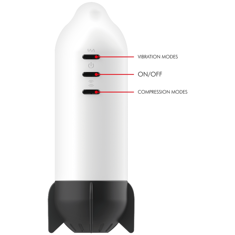 Jamyjob - Rocket Masturbator Soft Compression Tech und Vibration