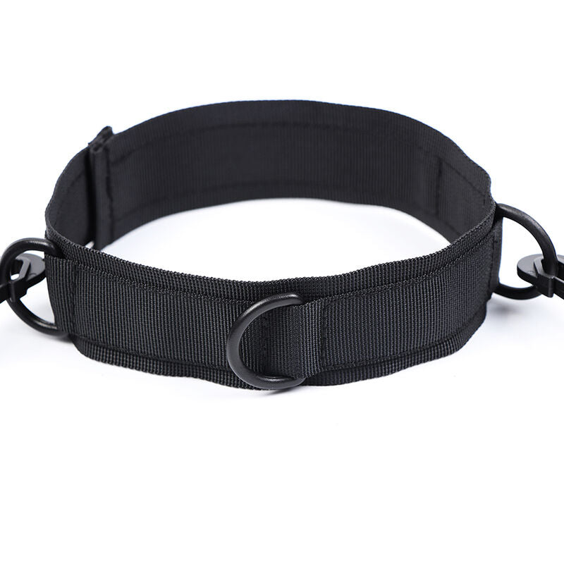 Ohmama Fetish - Handschellen und Kragen aus Nylon