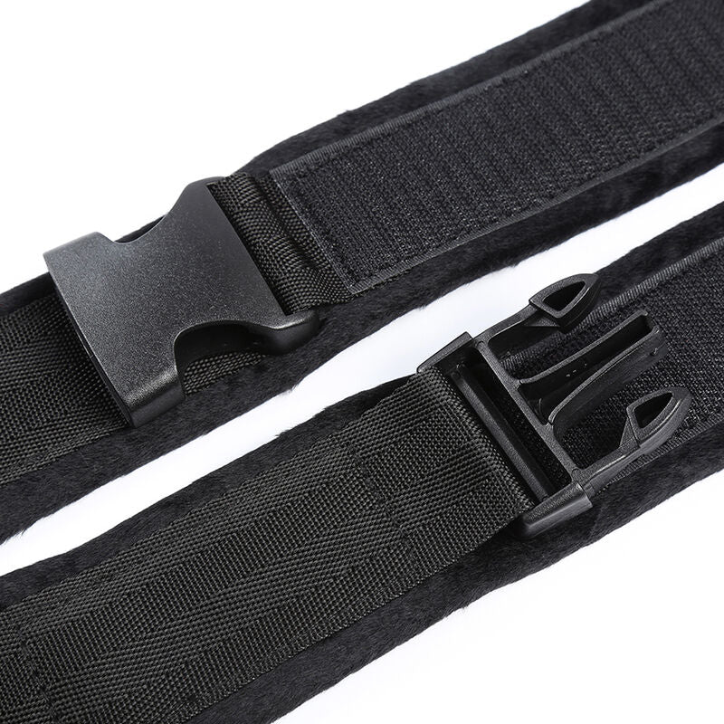 Ohmama Fetish - Handgelenkfesseln aus Nylon mit Haken- und Schleifenverschluss