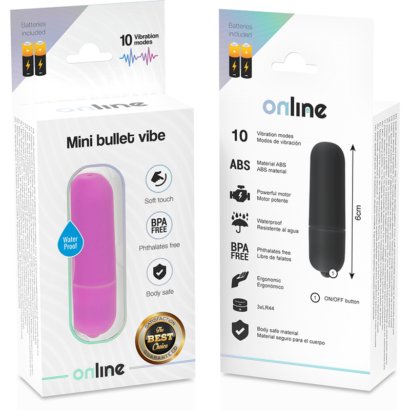 Online - Mini Lila Vibrierende Kugel