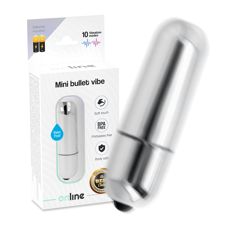 Online - Mini Silber Vibrierende Kugel
