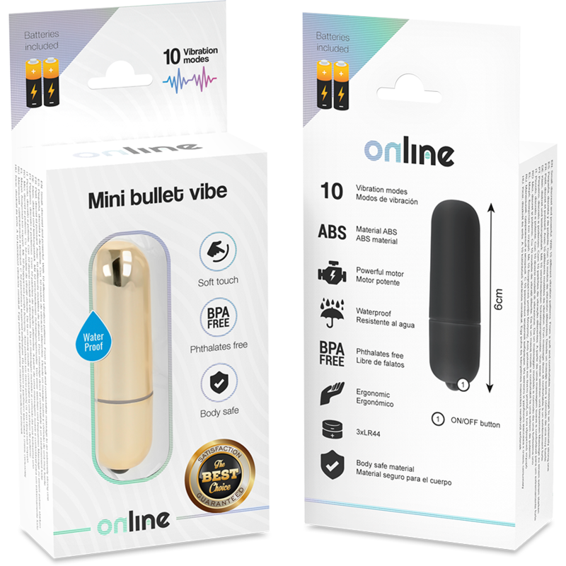 Online - Mini Goldene Vibrationskugel