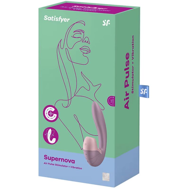 Satisfyer - Supernova Luftpulsstimulator & Vibration Rosa