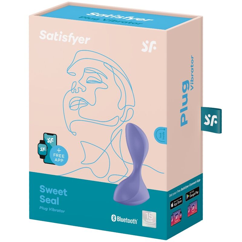 Satisfyer - Sweet Seal Vibrierstecker App Violett