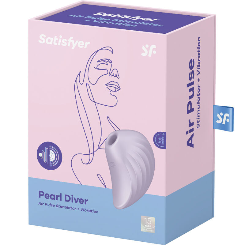 Satisfyer - Pearl Diver Air Pulse Stimulator & Vibrator Violett