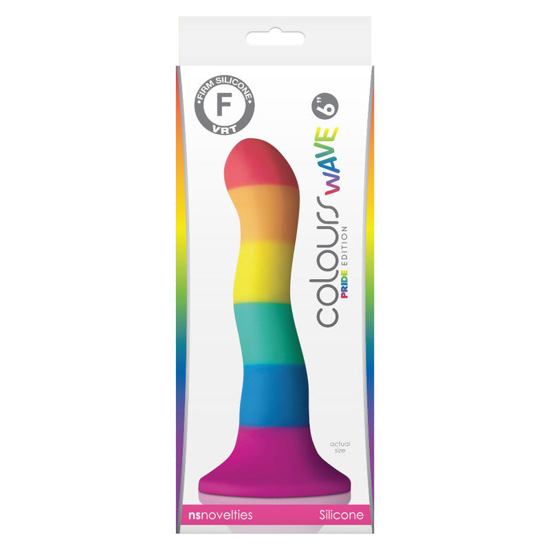 Pride - Lgbt Flagge Dildo Welle 17 cm