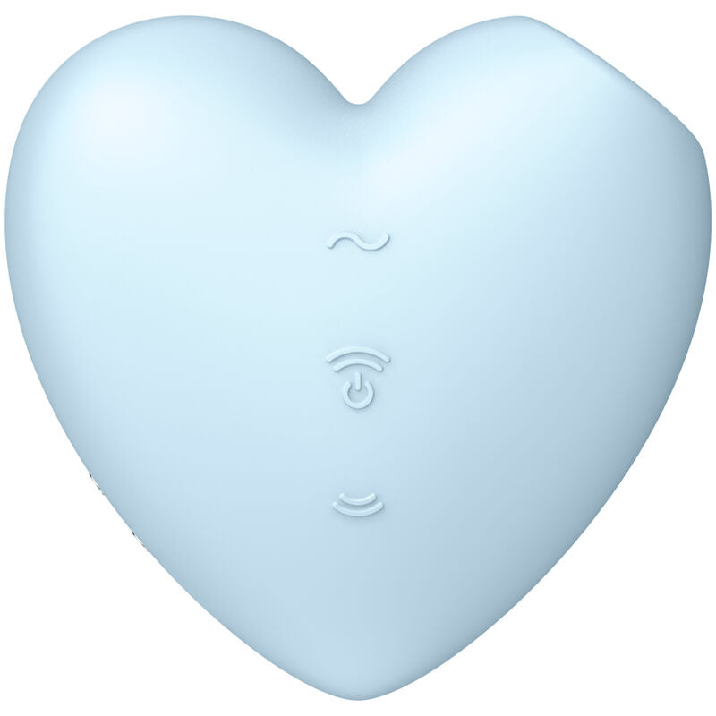 Satisfyer - Cutie Heart Air Pulse Stimulator & Vibrator Blau