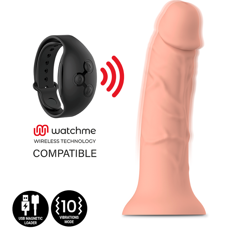 Mythology - Asher Original Dildo S - Vibrator Kompatibel mit Watchme Wireless Technology