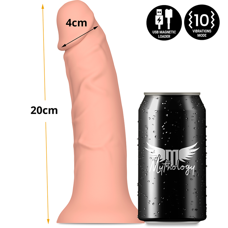 Mythology - Asher Original Dildo M - Vibrator Kompatibel mit Watchme Wireless Technology