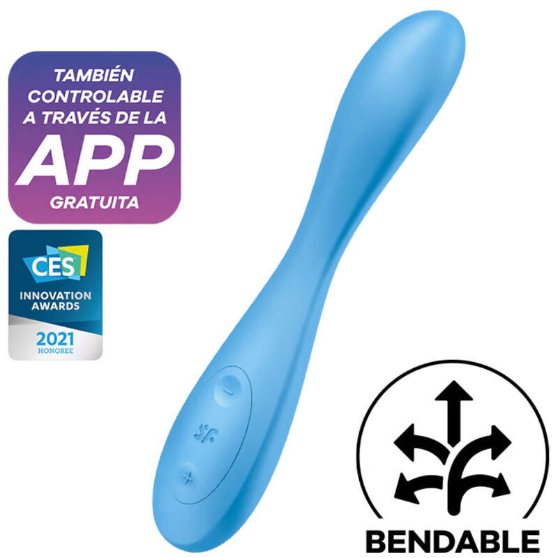 Satisfyer - g-Spot Flex 4+ Multi Vibrator App Blau