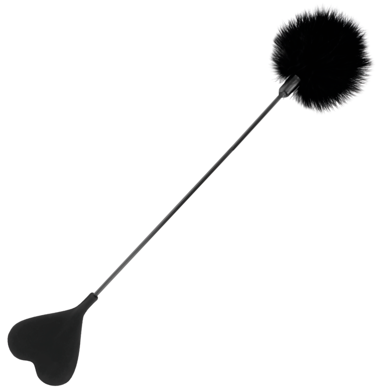 Darkness - Schwarze Liebefederpeise 40 cm