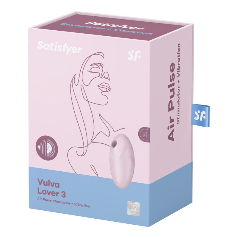 Satisfyer - Vulva Lover 3 Luftpulsstimulator & Vibrator Rosa