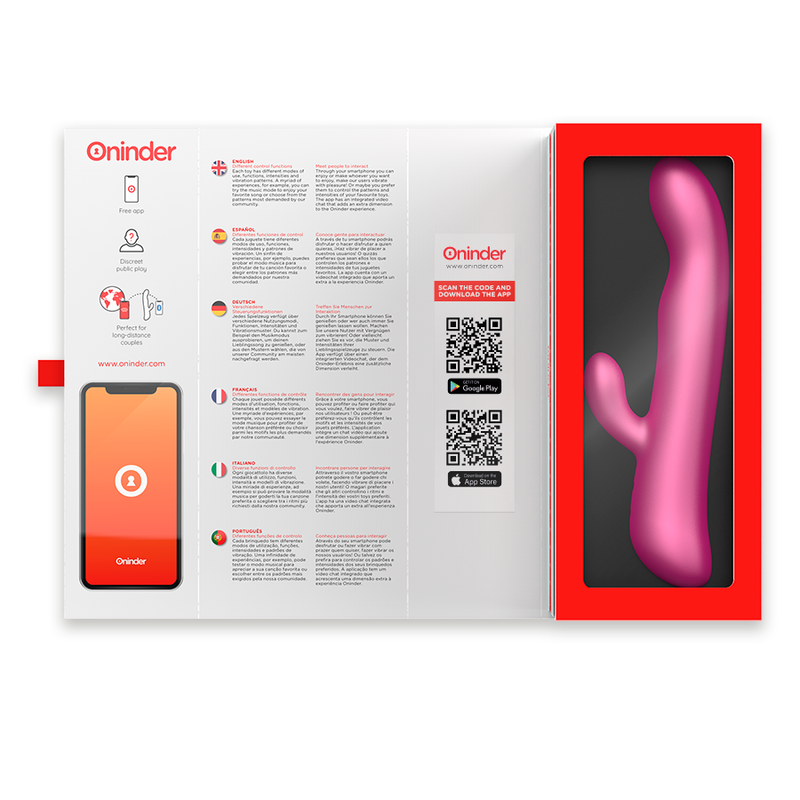Oninder - Oslo Vibration & Rotation Rosa - Kostenlose App
