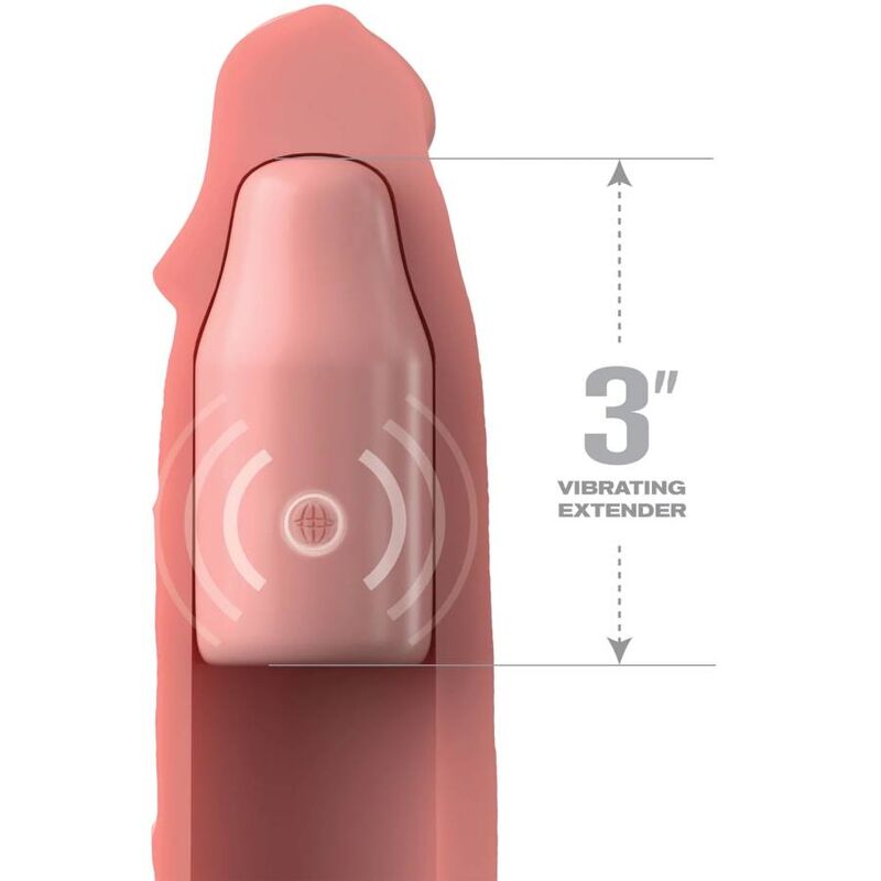 Fantasy x- Tensions - Pipedreams Hülse 22,86 cm + 7,62 cm Steckverbindung Remote Skin