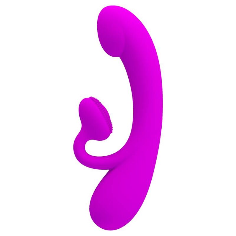 Pretty Love - Sincere Silikon-Klitoralvibrator und Sauger Lila