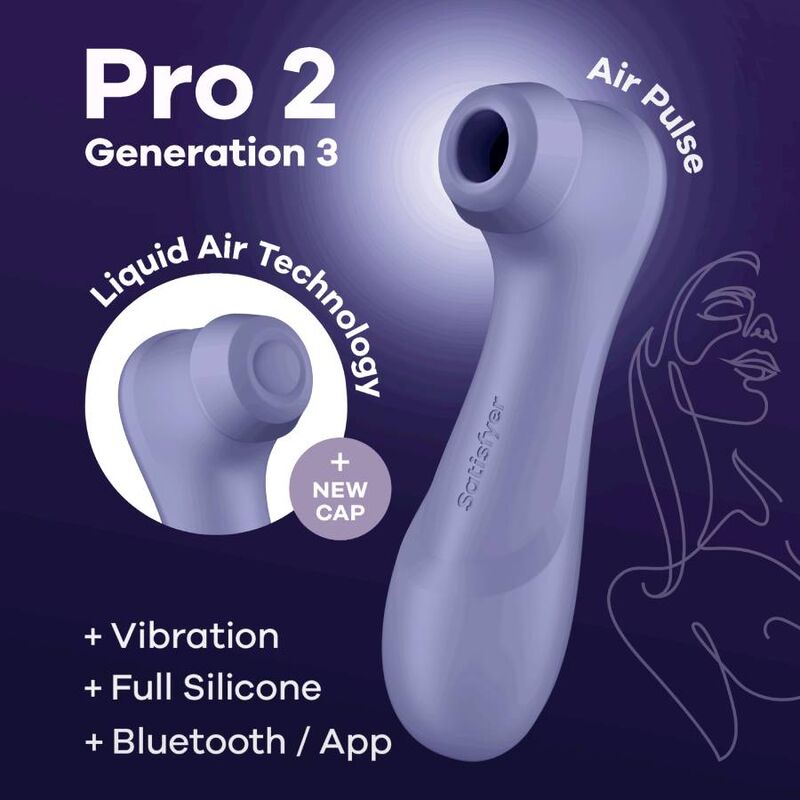 Satisfyer - Pro 2 Generation 3 Lilac Bluetooth & App
