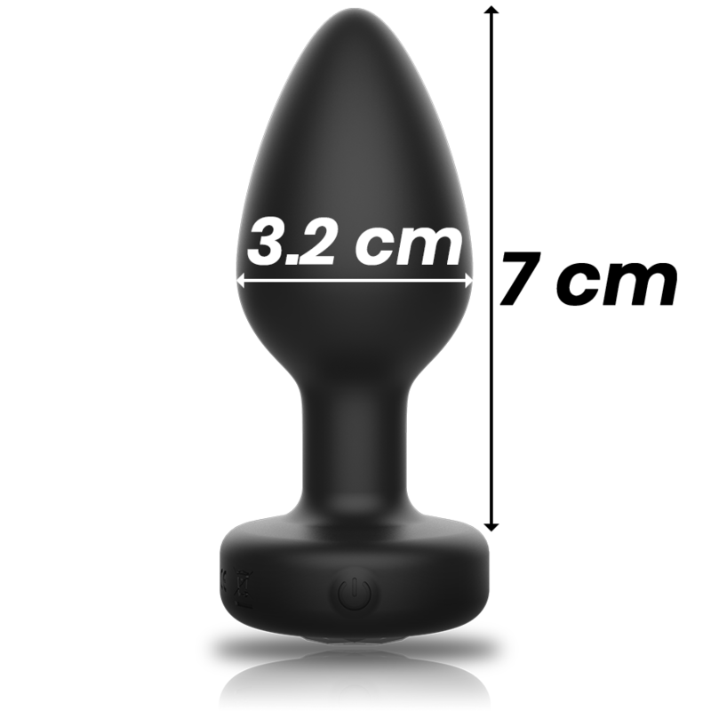 Ibiza - Anal-Stecker mit Fernbedienung, Grösse M