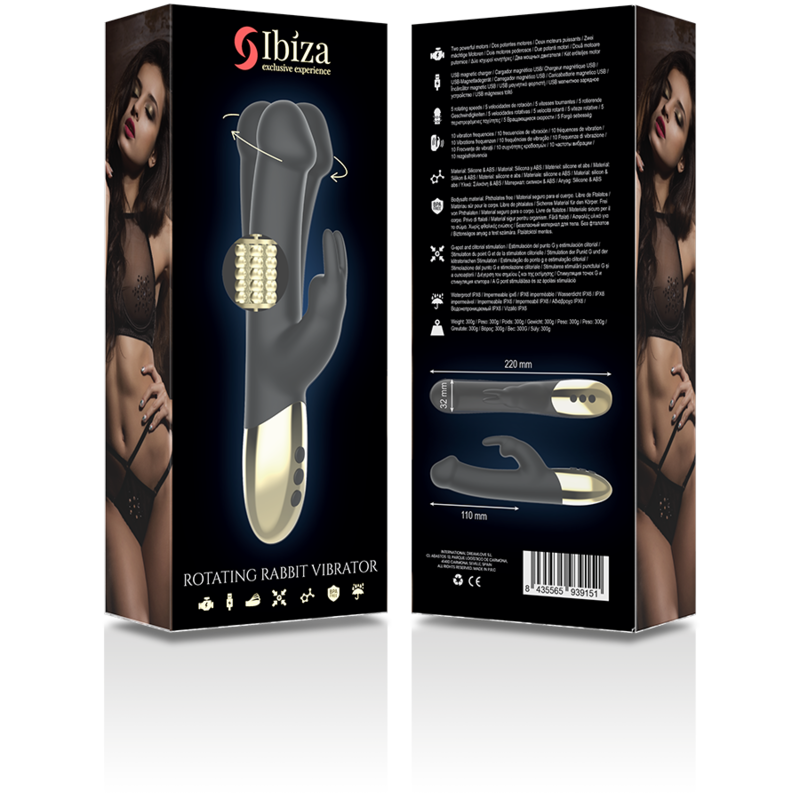 Ibiza - Rotierender Kaninchenvibrator