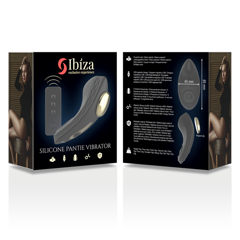 Ibiza - Silikon-Höschenvibrator mit Fernbedienung