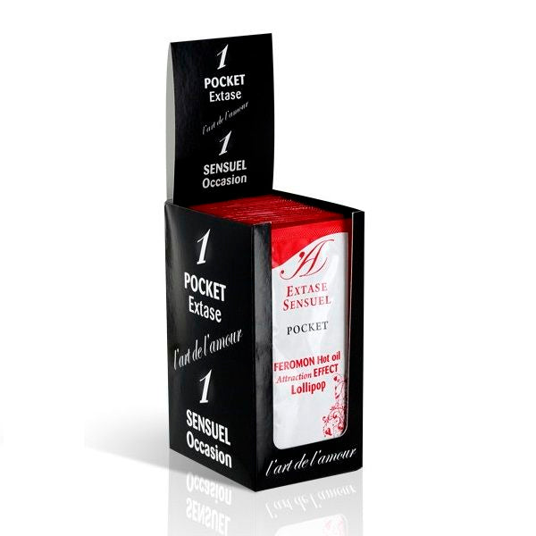 Extase Sensual - Massageöl mit Wrmeeffekt Pheromonen Lollipop 10 ml