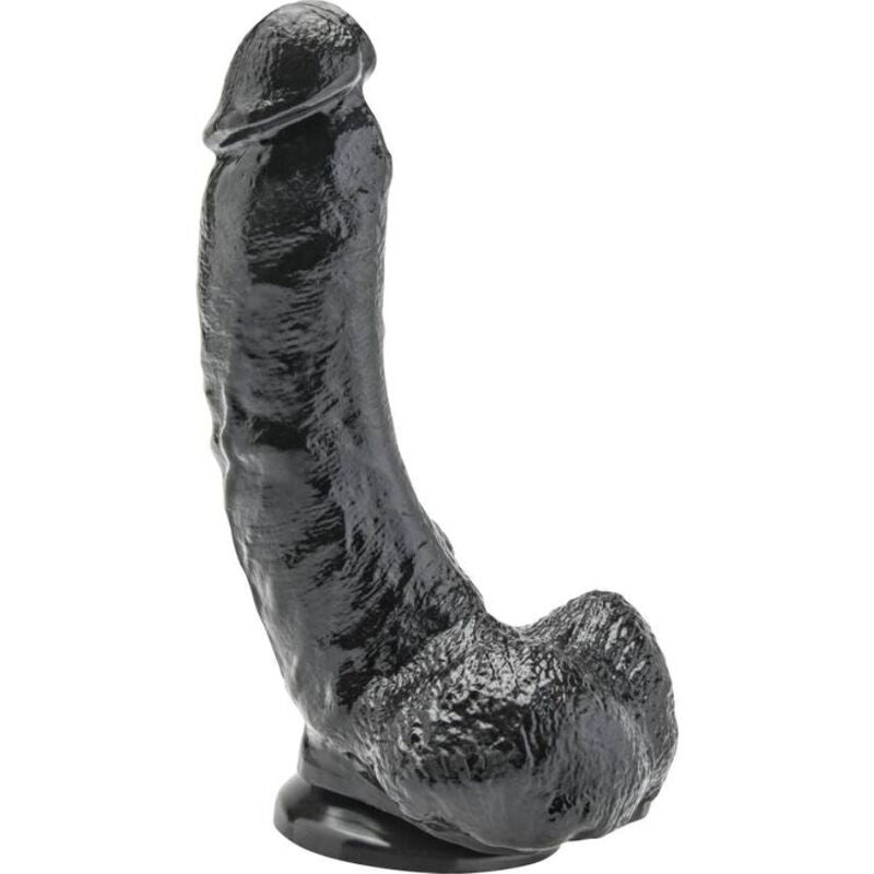 Get Real - Dildo 20,5 cm mit Kugeln Schwarz