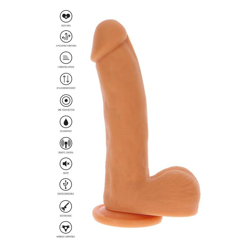 Get Real - Magnetischer Pulse Vertrauende Dildo-Haut