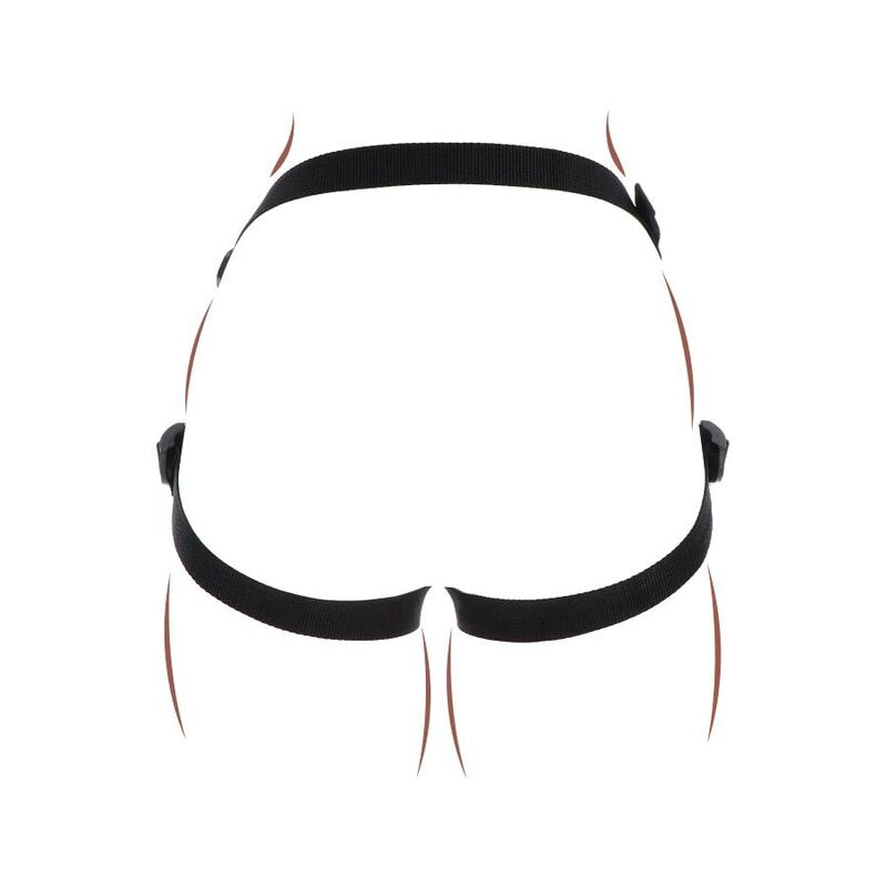 Get Real - Strap-On-Gurt Schwarz