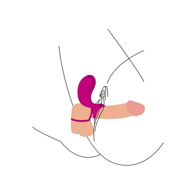 Xocoon - Paar-Stimulatorring Fuchsia