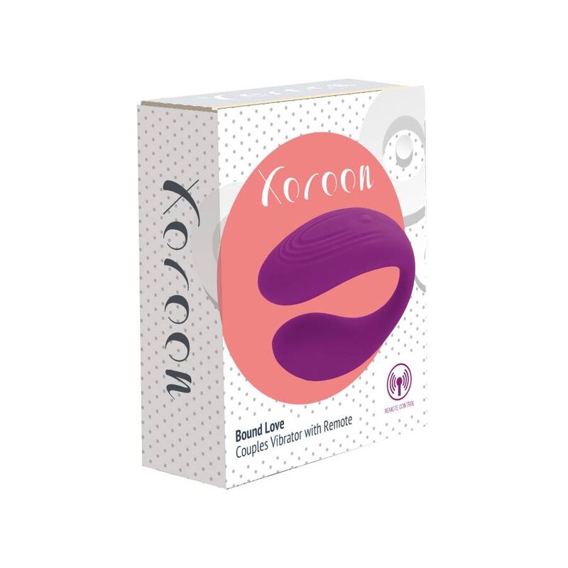Xocoon - Gebundener Vibrator für Liebespaare, Lila