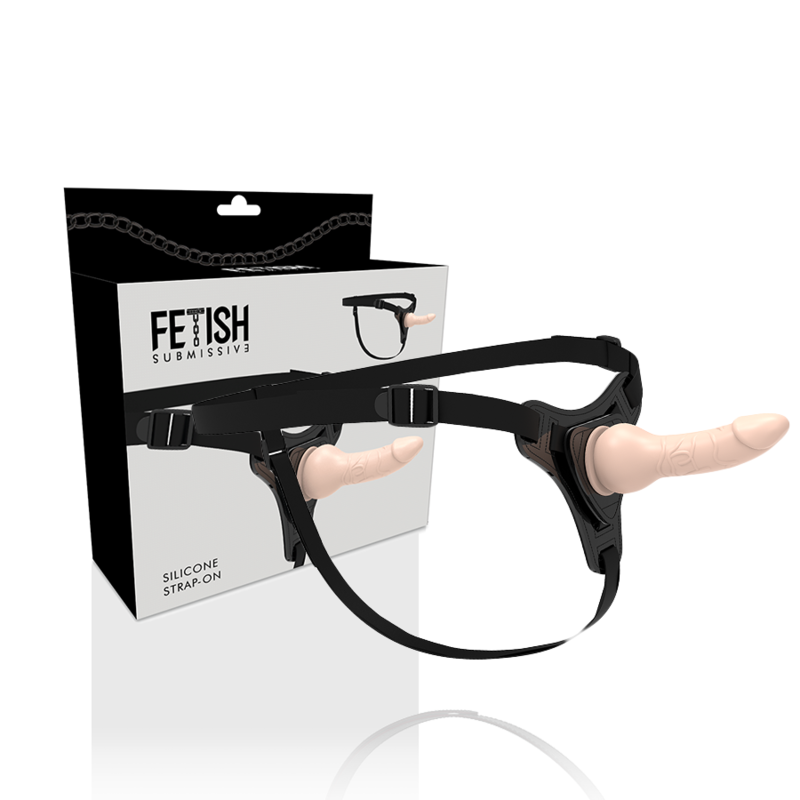 Fetish Submissive Harness - Realistisches Silikonfleisch, 16 cm