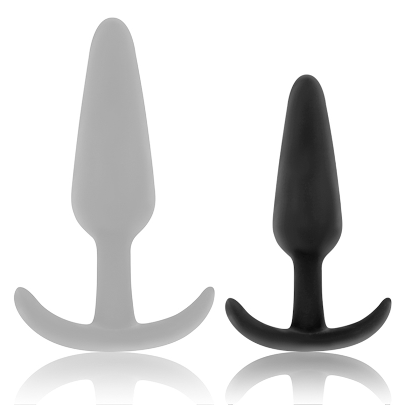 Black&Silver - Hansel Silikon-Analsplug mit Kleinem Griff