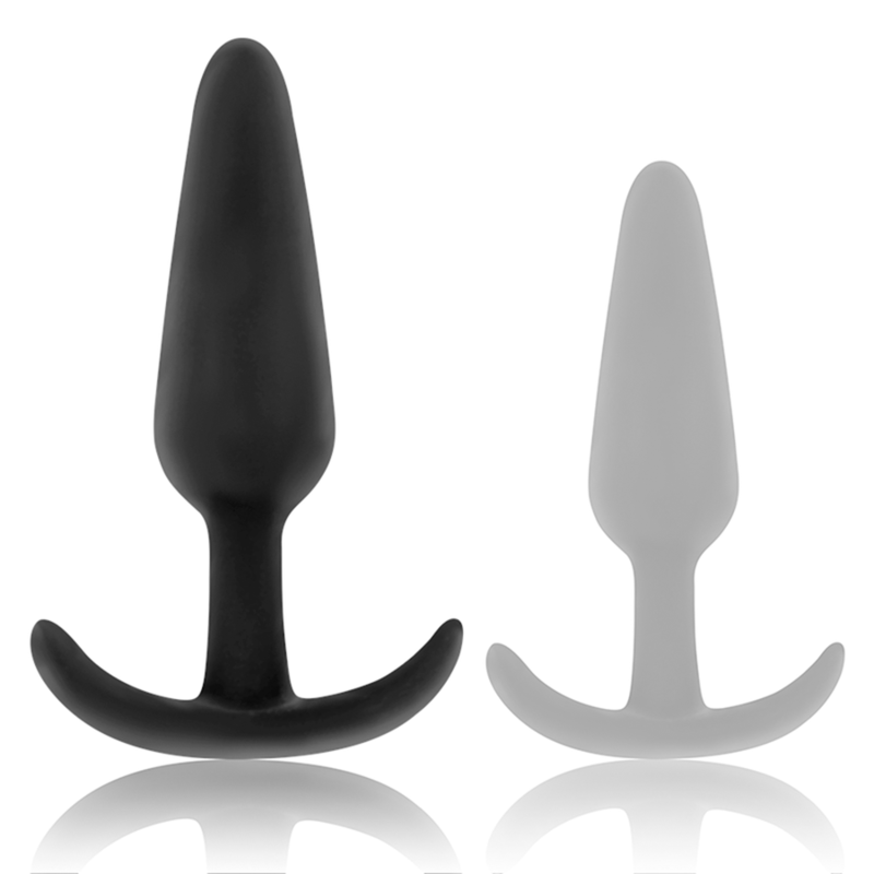 Black&Silver - Kael Silikon Analplug mit Mittlerem Griff