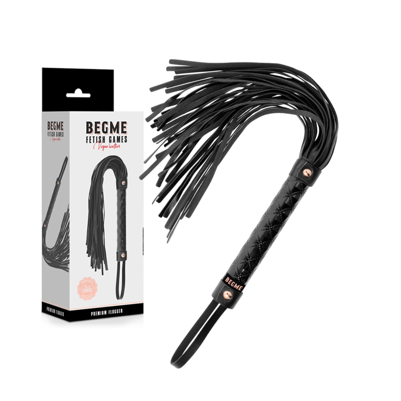 Begme - Black Edition Veganer Leder Flogger