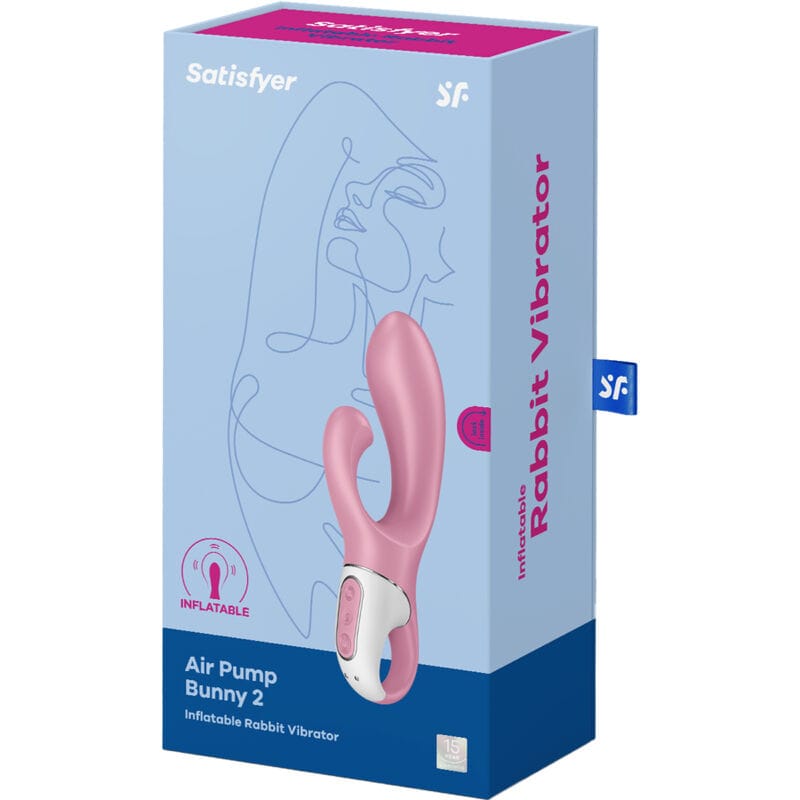 G-Punkt-Vibrator Air Pump Bunny 2 Rosa 20 x 3,5 cm – Ansicht 6