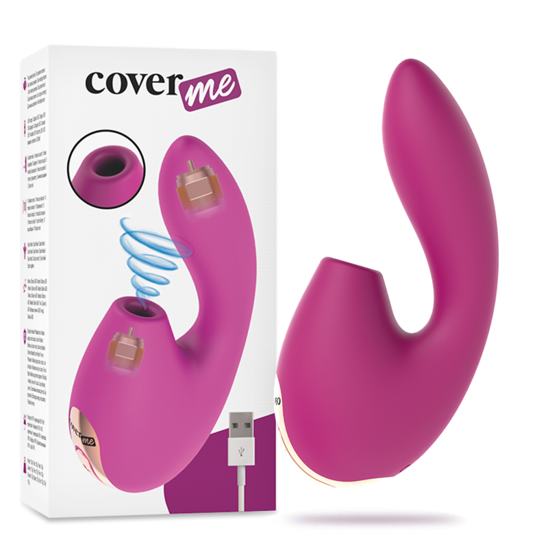 Coverme – Klitoris-Sauger & Leistungsstarker g-Punkt-Rush-Vibrator