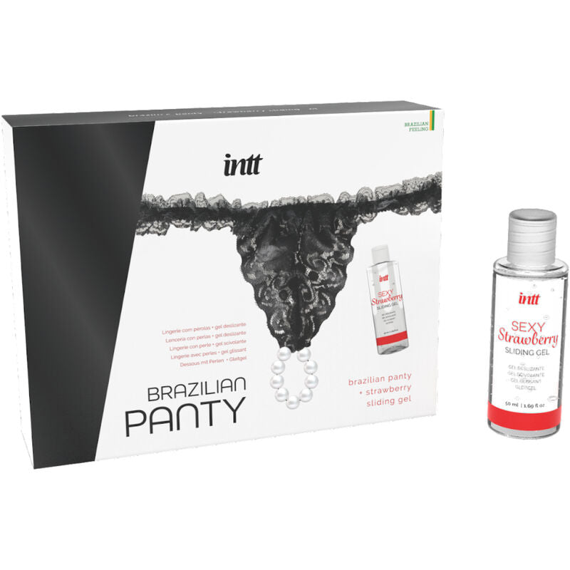 Intt Releases - Brasilianisches Schwarzes Höschen mit Perlen und Schmiergel 50 ml