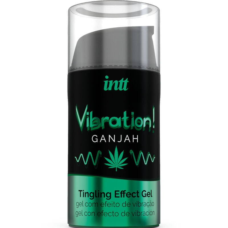 Intt - Kraftvolles Intimstimulierendes Flüssiges Vibrationsgel Cannabis 15 ml