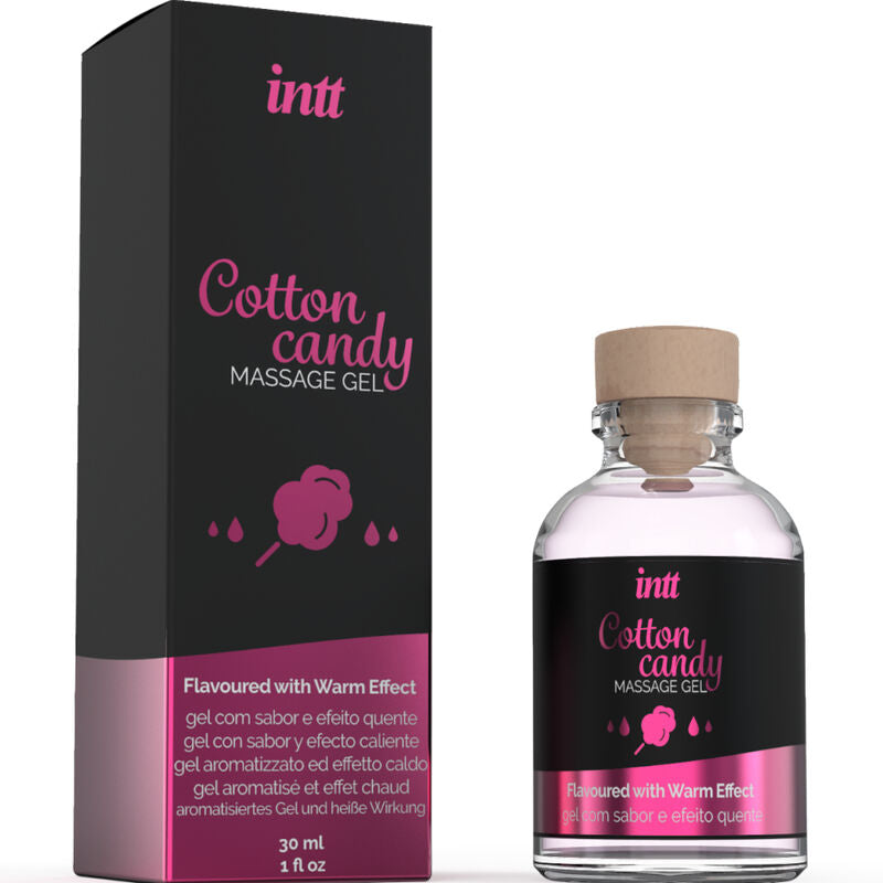 Intt Massage & Oral Sex - Massagegel mit Zuckerwarengeschmack und Wärmeeffekt
